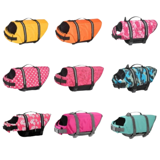 Colete Salva-Vidas Refletivo para Cães